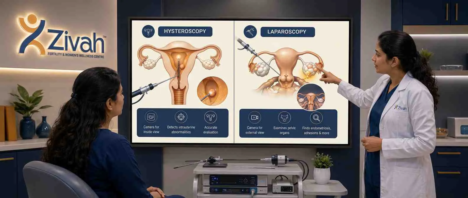 Diagnostic Hysteroscopy + Laparoscopy