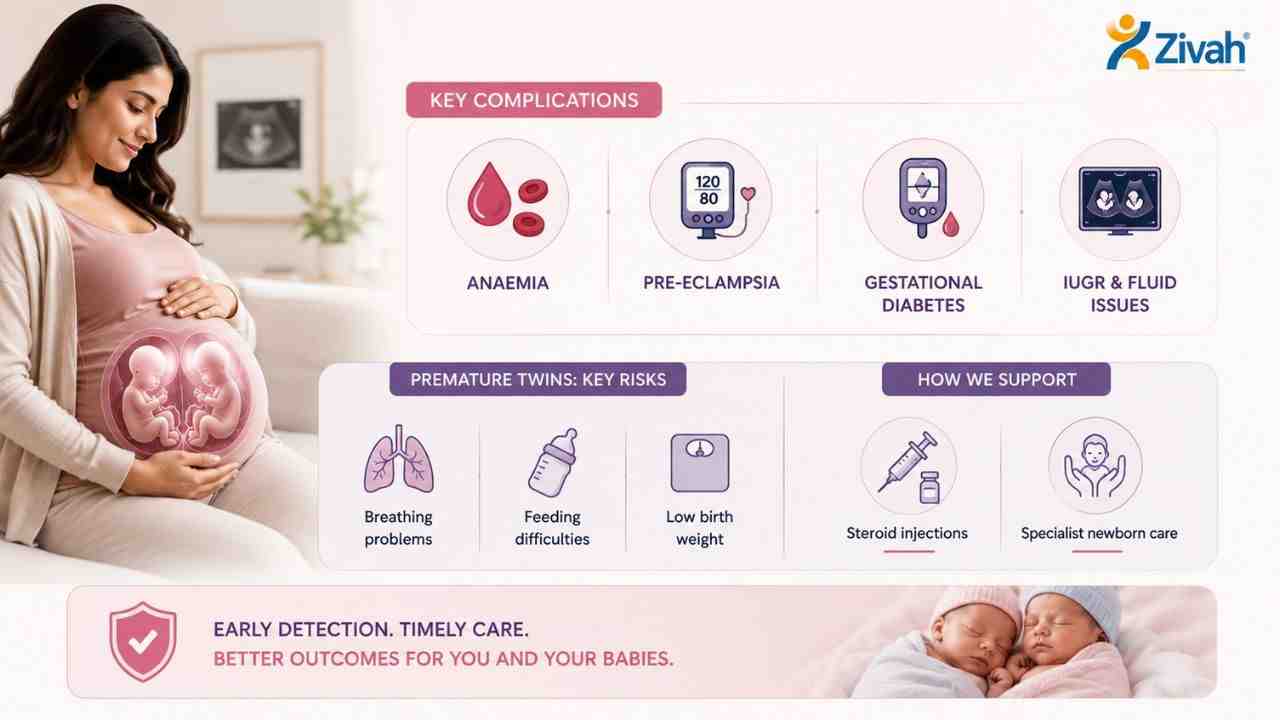 Common Twin & Multiple Pregnancy Complications Common Twin & Multiple Pregnancy Complications - Zivah.jpg