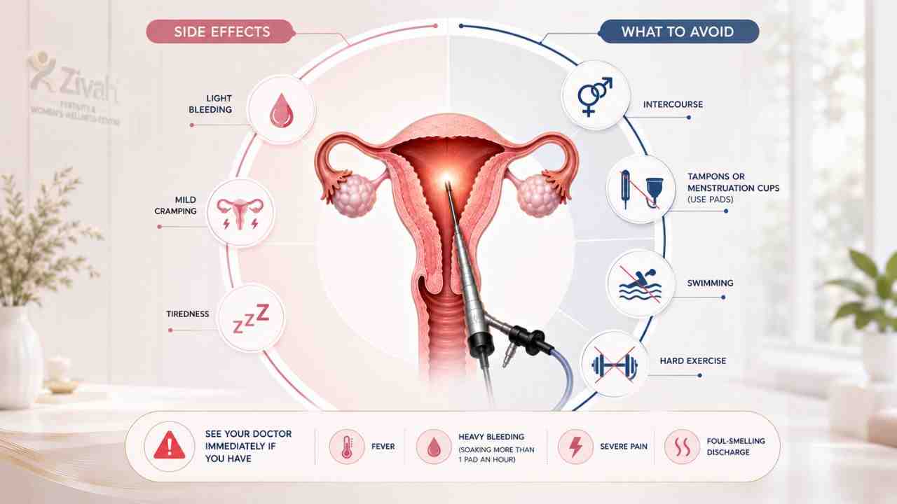 Side Effects Of Diagnostic Hysteroscopy - Zivah