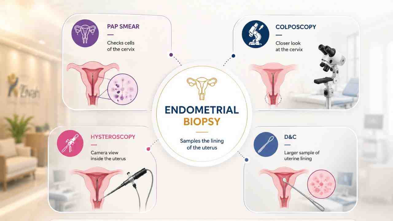 Endometrial Biopsy vs Pap Smear - Zivah Endometrial Biopsy vs Pap Smear