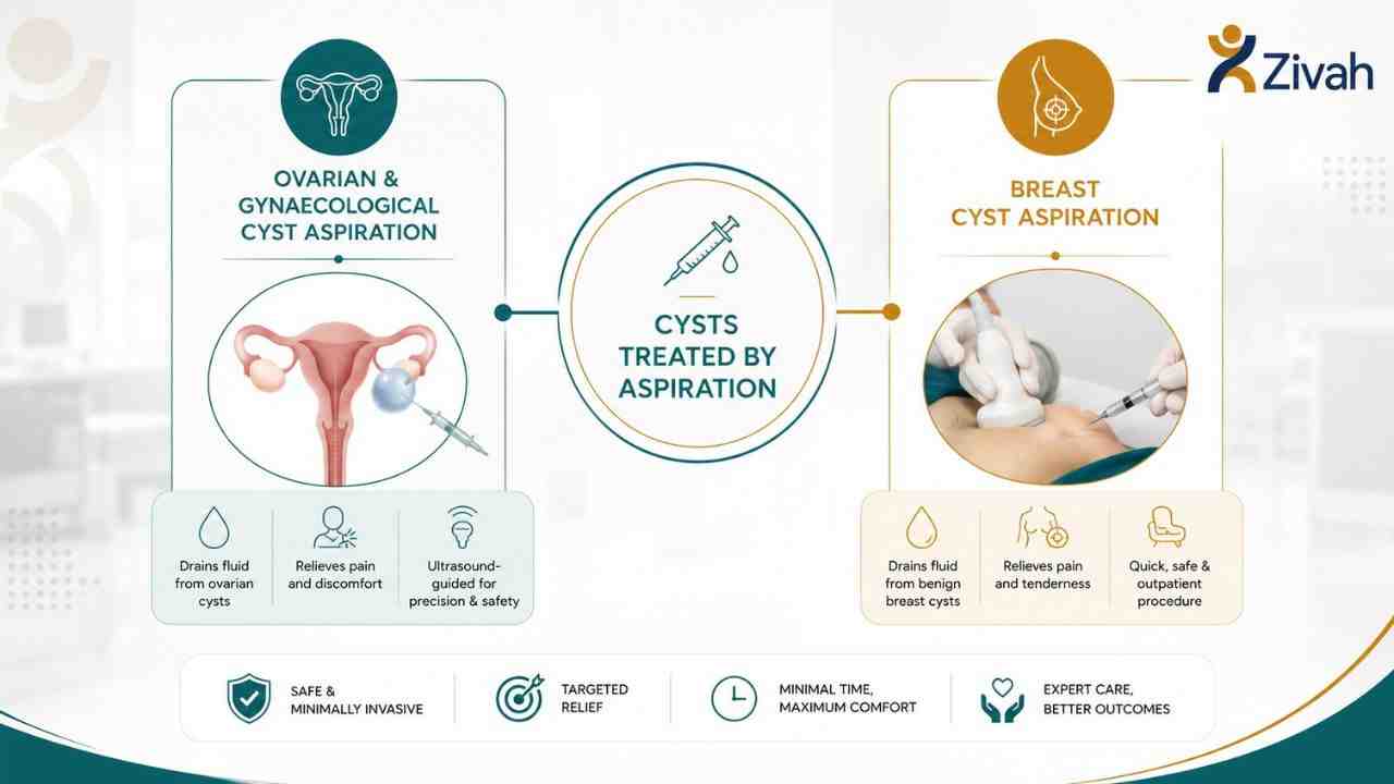 Types of Cysts Treated by Aspiration at Zivah Types of Cysts Treated by Aspiration - Zivah