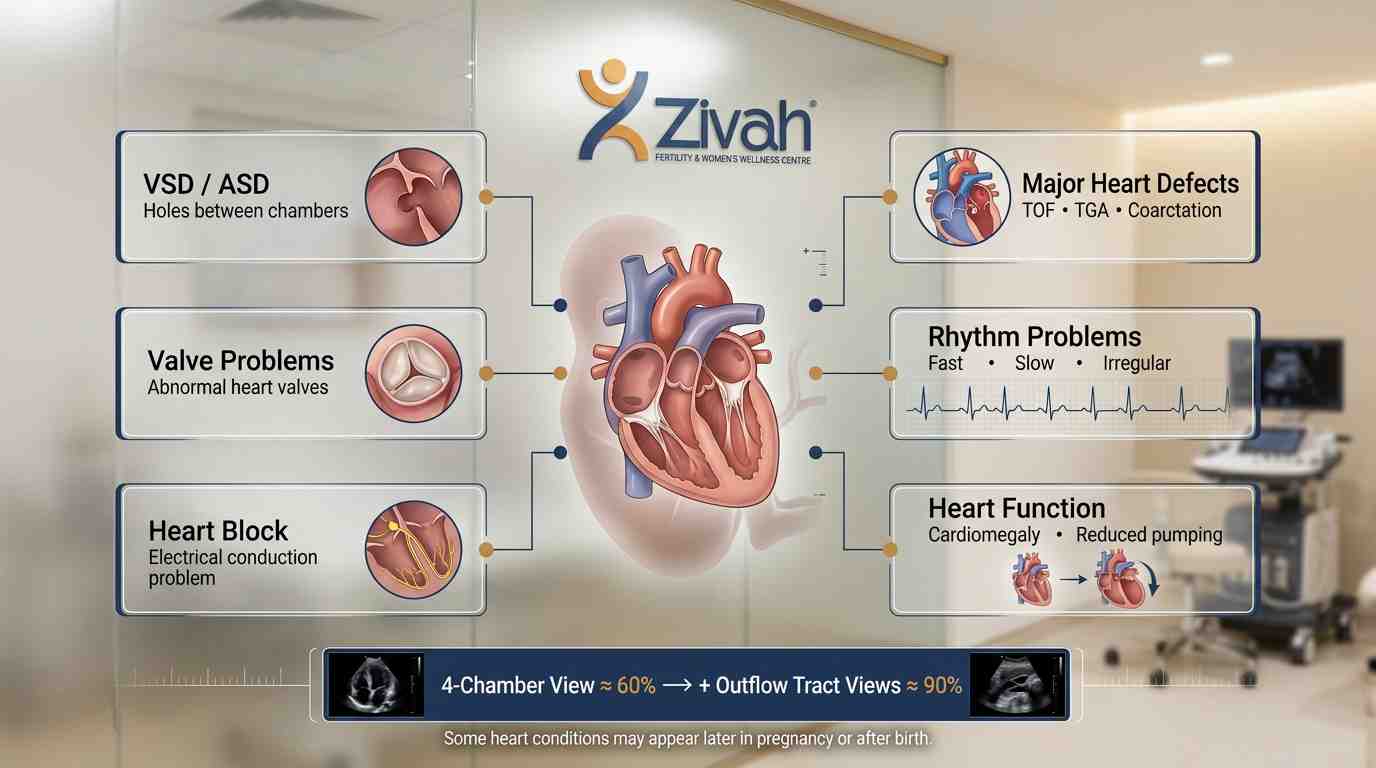Conditions Fetal Echocardiography Can Detect Fetal Echocardiography conditions