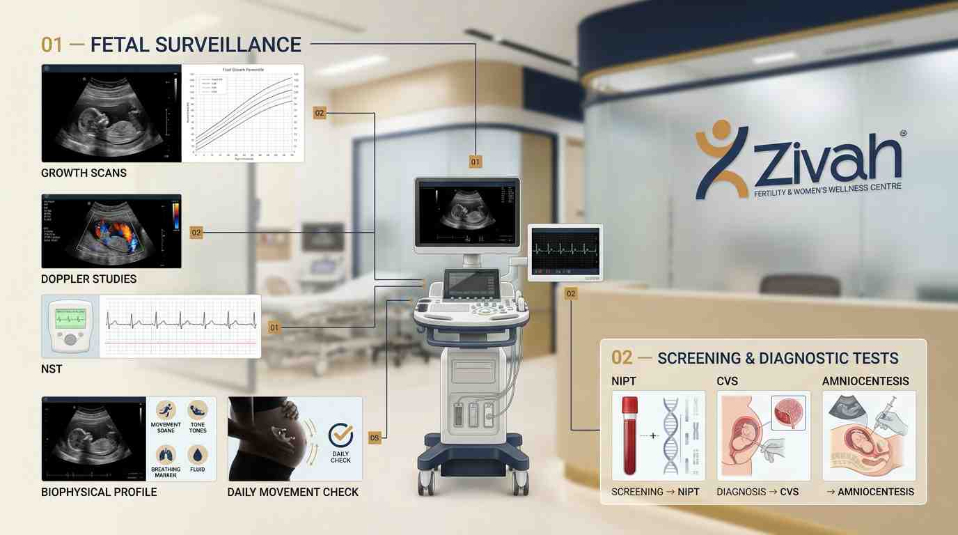 Monitoring & Tests in High-Risk Pregnancy