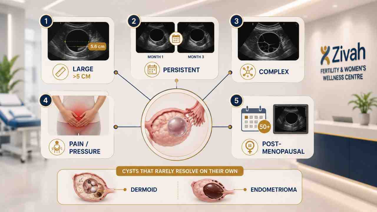 When Is Ovarian Cyst Surgery Needed? When Is Ovarian Cyst Surgery Needed - Zivah