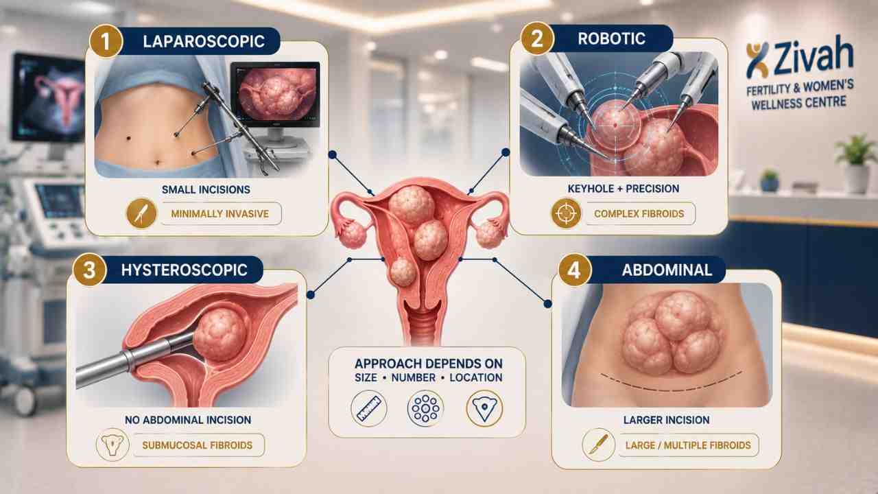 Types of Myomectomy - Types of Myomectomy - Zivah