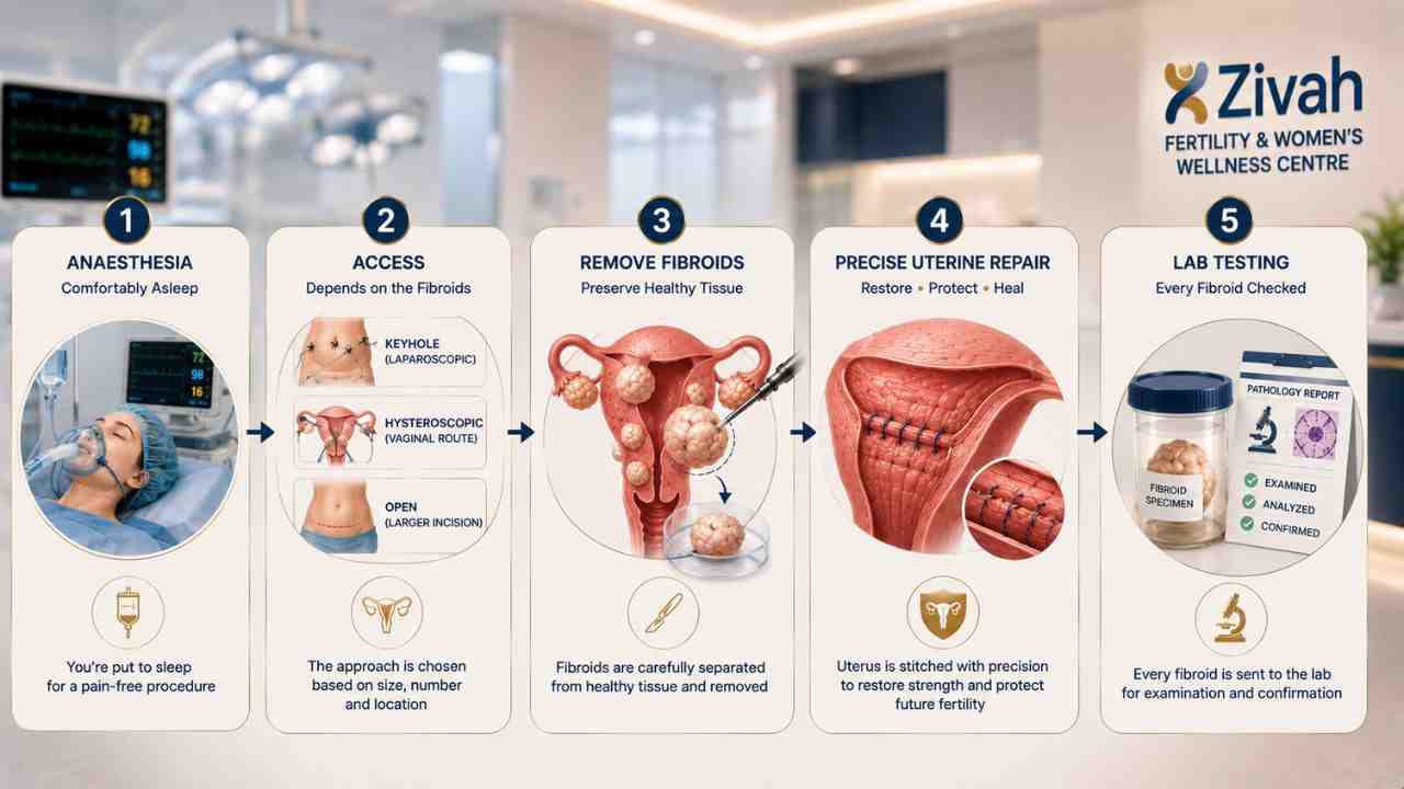How Is a Myomectomy Performed How Is a Myomectomy Performed - Zivah