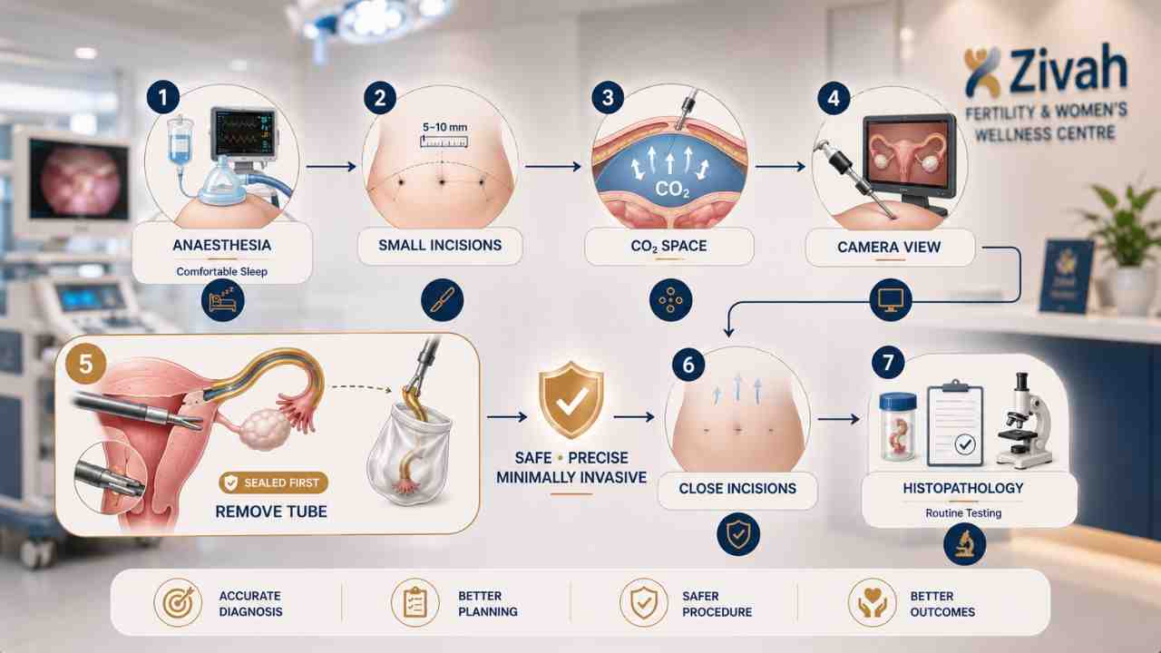 How Is Laparoscopic Salpingectomy -  Zivah