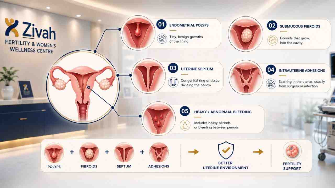 Conditions Operative Hysteroscopy Treats Operative Hysteroscopy Treats - Zivah