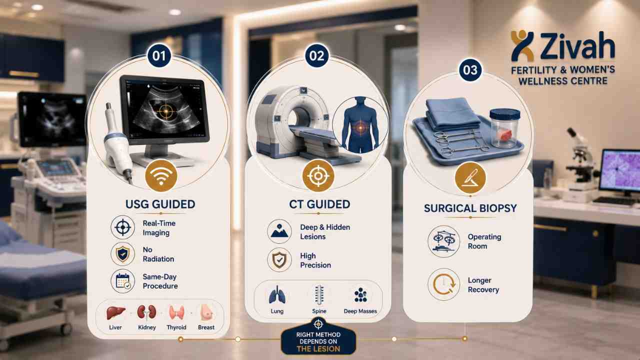USG Guided Biopsy vs Other Biopsy Methods USG Guided Biopsy vs Other Biopsy Methods - Zivah