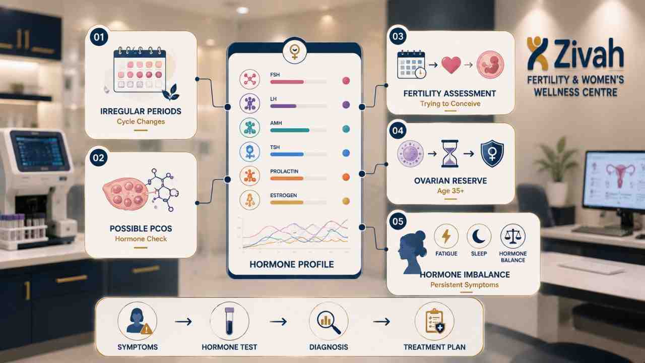 Fertility Hormone Test Fertility Hormone Test - Zivah