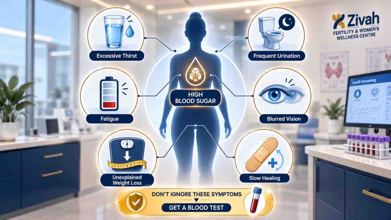 Symptoms of High Blood Sugar Symptoms of High Blood Sugar - Zivah