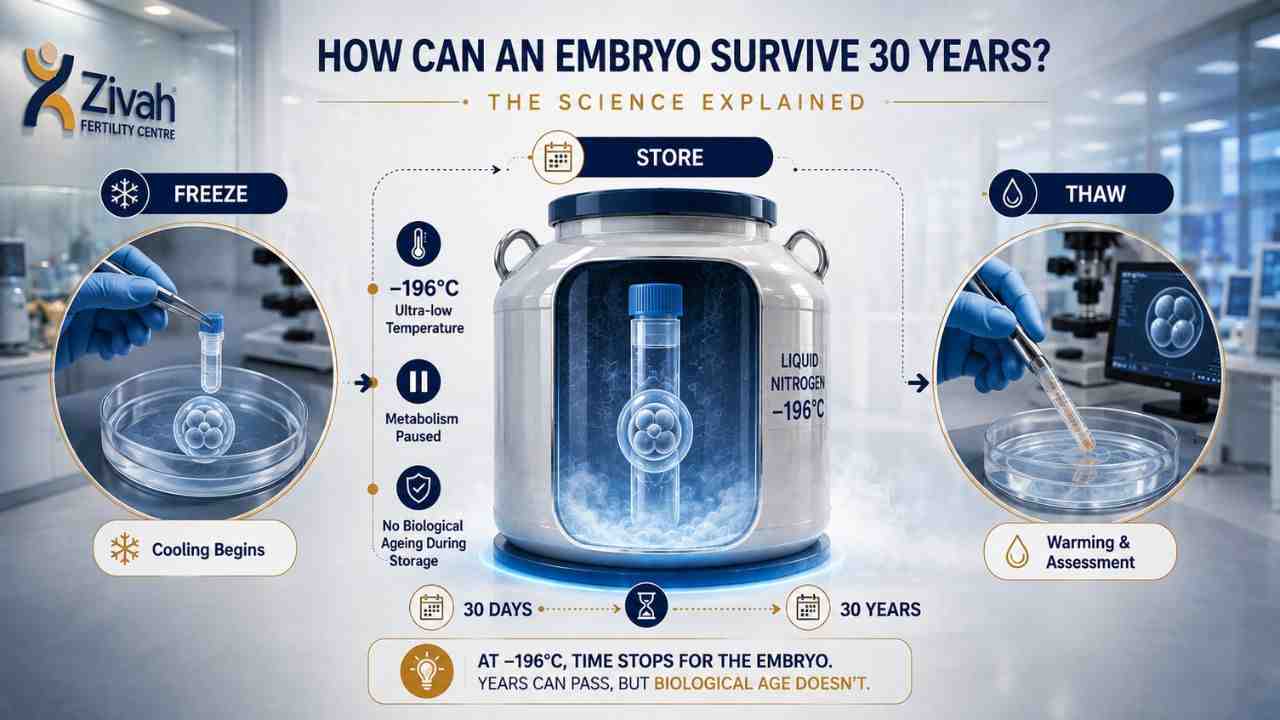 Embryo Survived 30 Years- Zivah