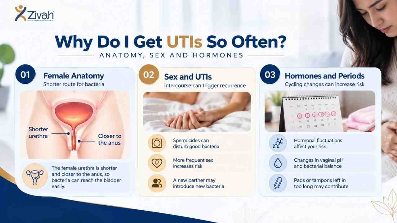 Why Do I Get UTIs So Easily UTI in women - Zivah