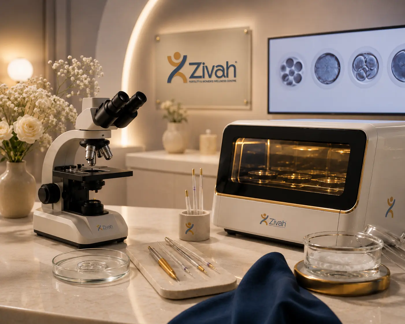 Modern lab, gentle protocols.